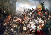 unknow artist Wappers belgian revolution oil painting reproduction
